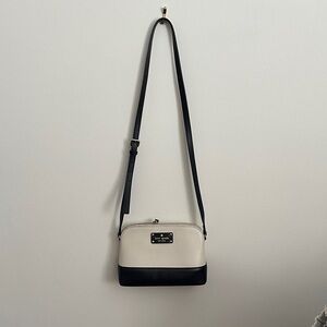 Kate Spade Black and White Crossbody Bag